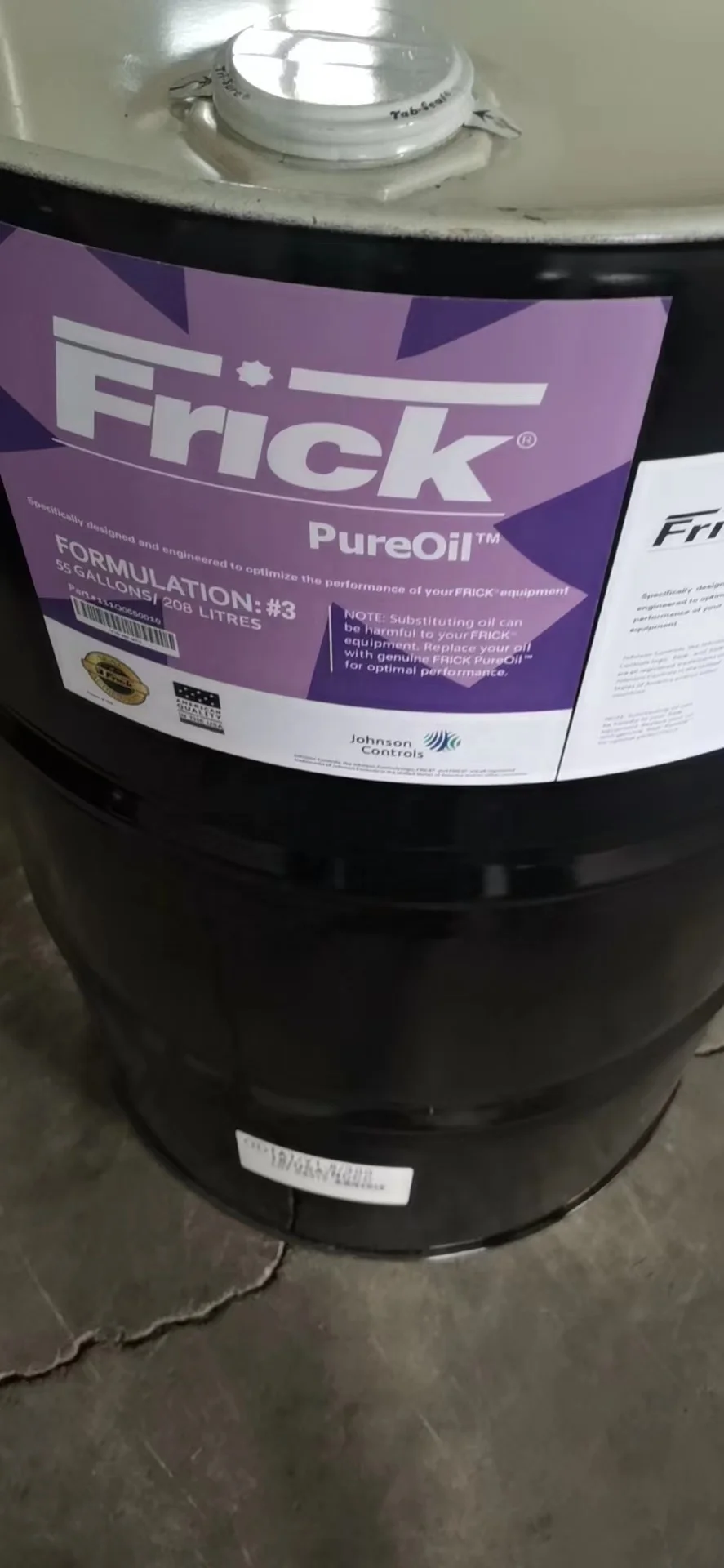 Frick 19 Original for York Oil Gas Compressor Oil R290 Refrigerated Quote for Refrigeration & Heat Exchange Parts