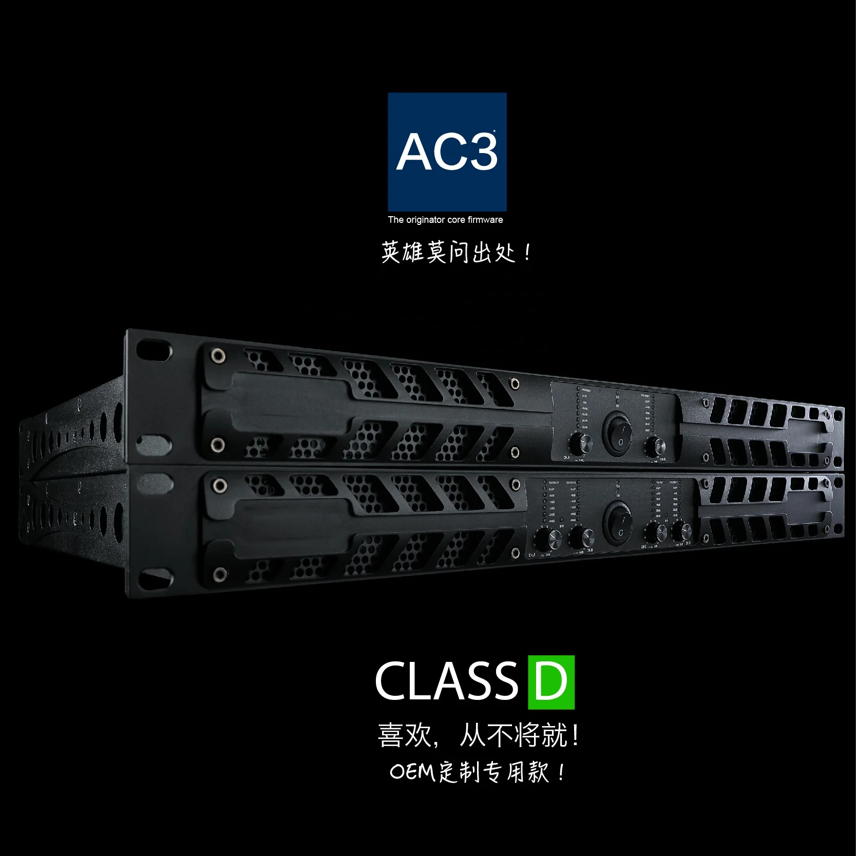 Professional 1U Two Channels Digital Power Amplifier 2600w Suitable for Performance Sound System High-powered Subwoofer
