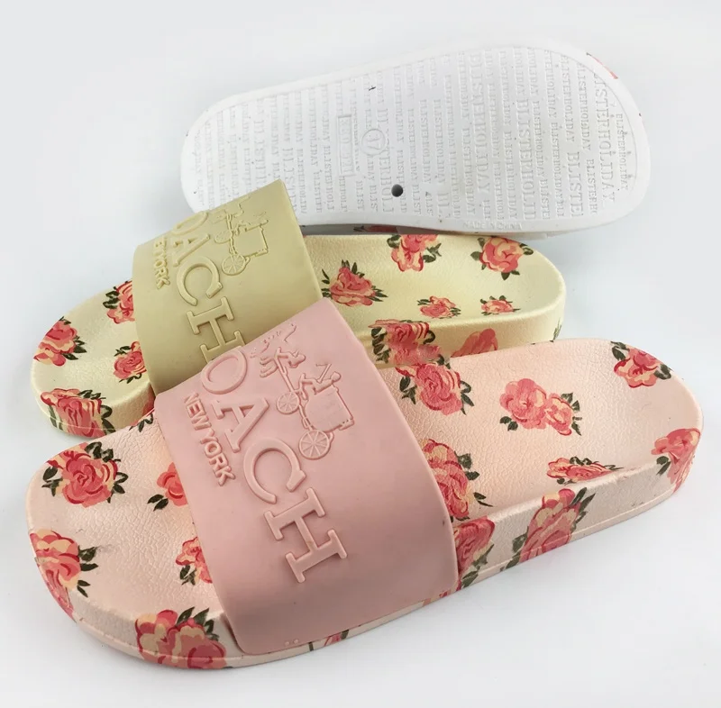 2022 Hot Popular Custom Made Indoor Flower Slippers