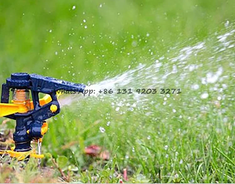 Lawn 360 ° Watering Rotating Water Nozzle Impulse Sprinkler Fitting Garden 