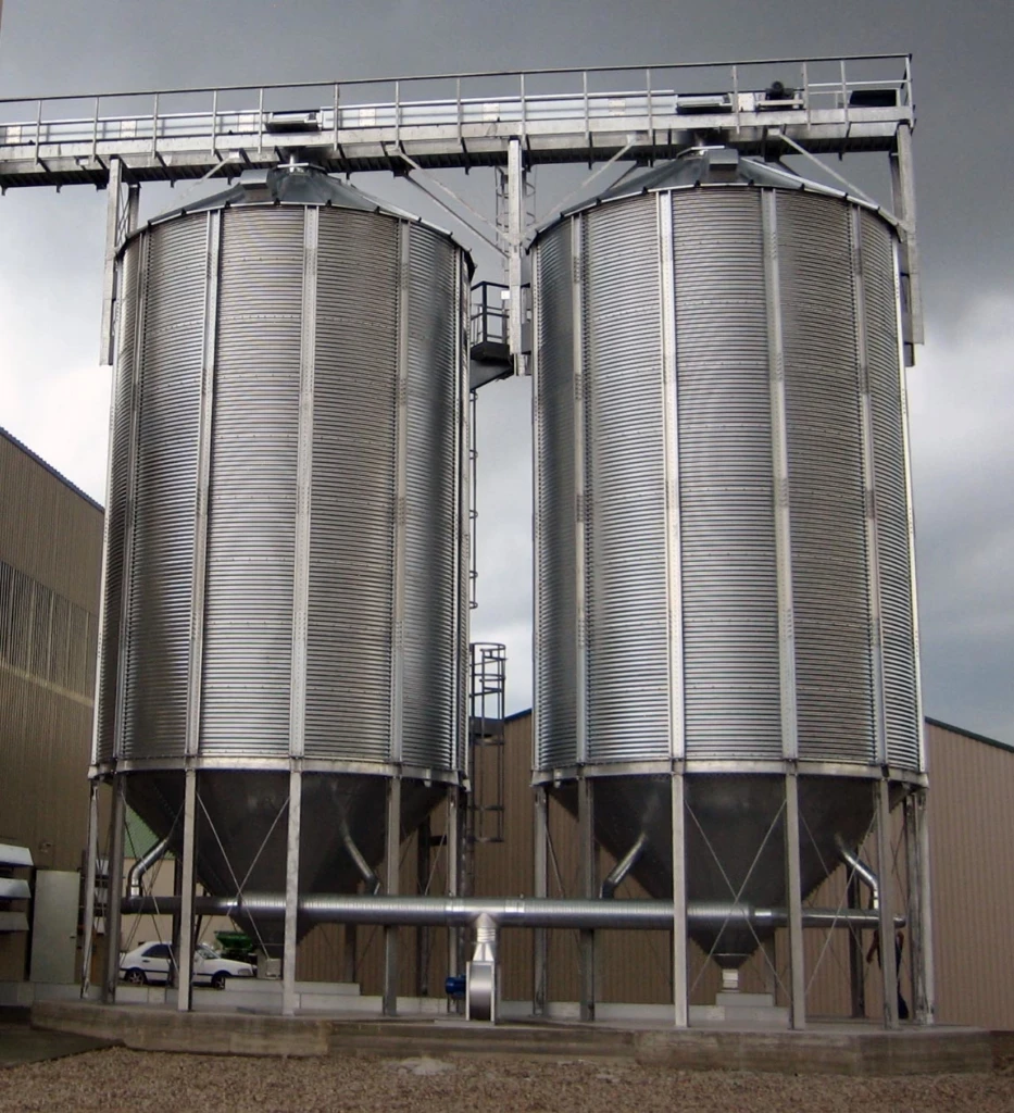 Multifunctional 2000 Ton Grain Silo