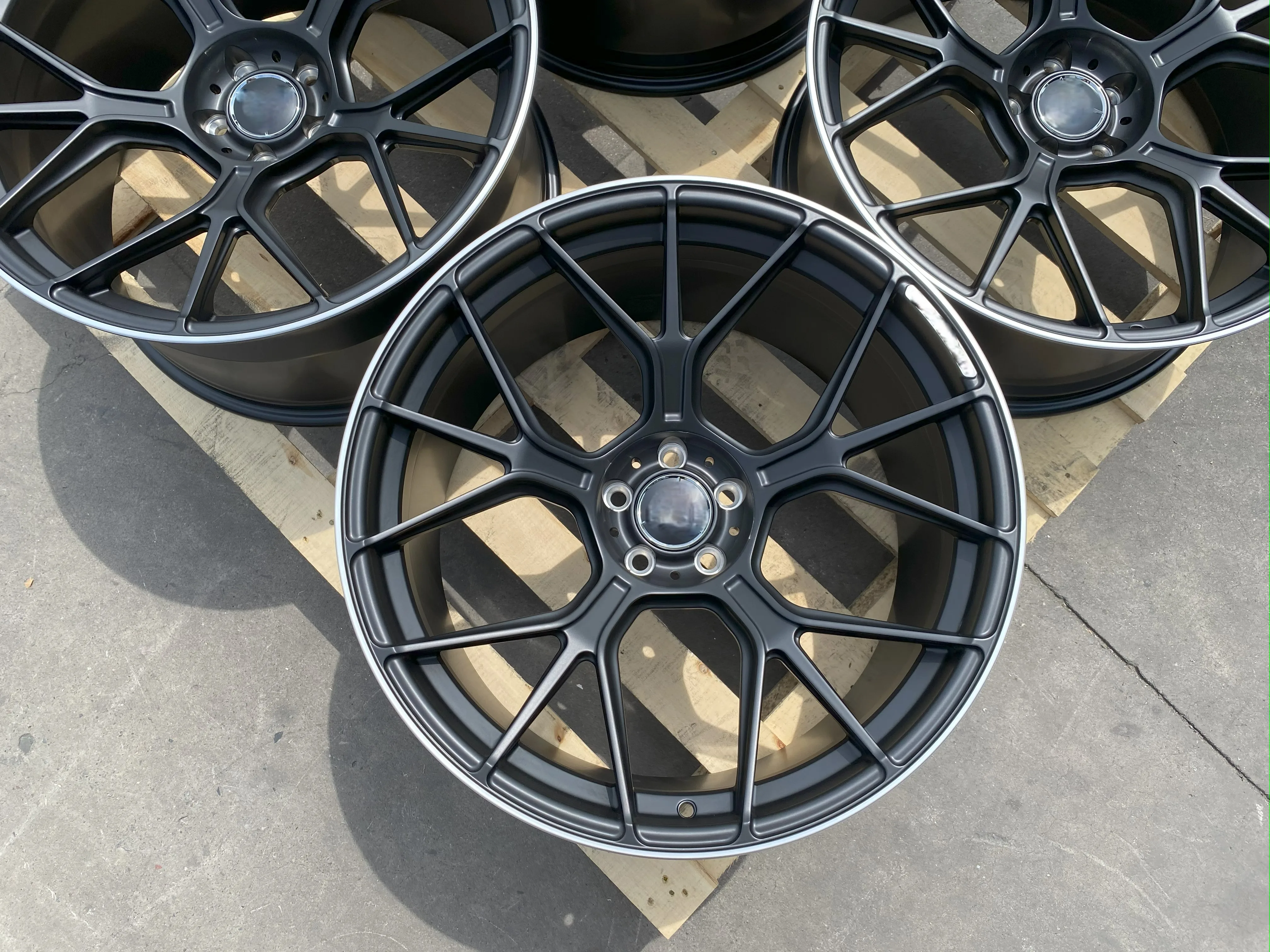 GVICHN black custom forged wheels for racing car 16 - 26 inch aluminum alloy rims 5x112 5x114.3 5x120 wheel hub