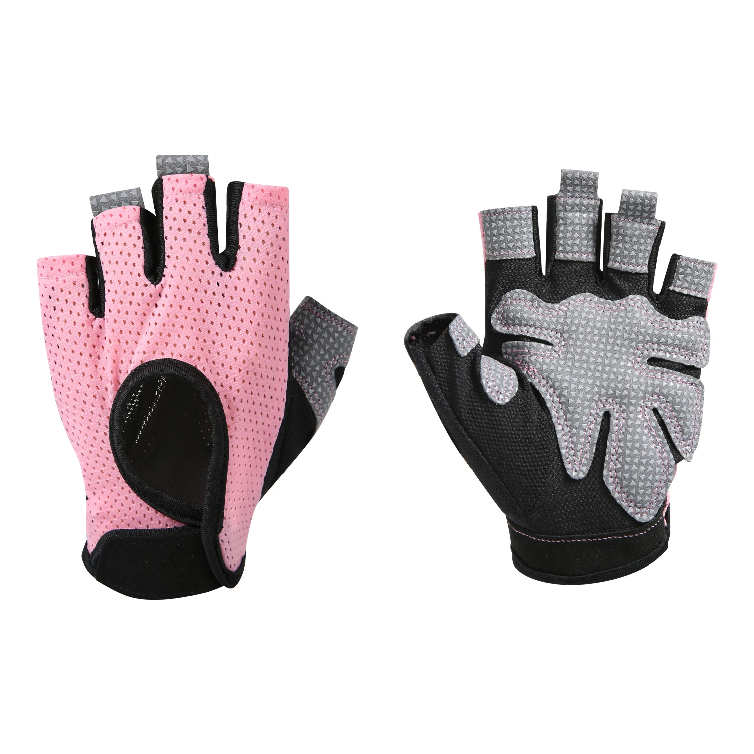 Летние тонкие мужские и женские спортивные перчатки для занятий спортом на открытом воздухе, езды на велосипеде, тяжелая атлетика, дышащие спортивные перчатки с укороченными пальцами