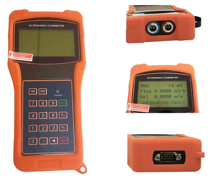 Digital Clamp-On Ultrasonic Flowmeter Micro Sensor Ultra Sonic Flow Meter for Liquid Compatible with Arduino OEM Support