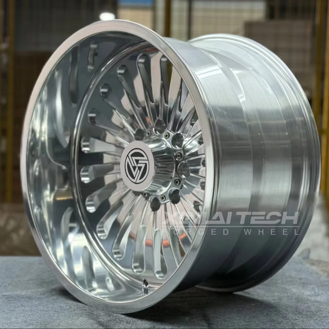 XL Forged Wheel 22x12 24X14 26x14 28x14 Inch 8x6.5 8x165.1 8x180 Polished Chrome for F-150 F450 RAM1500 - Image 4