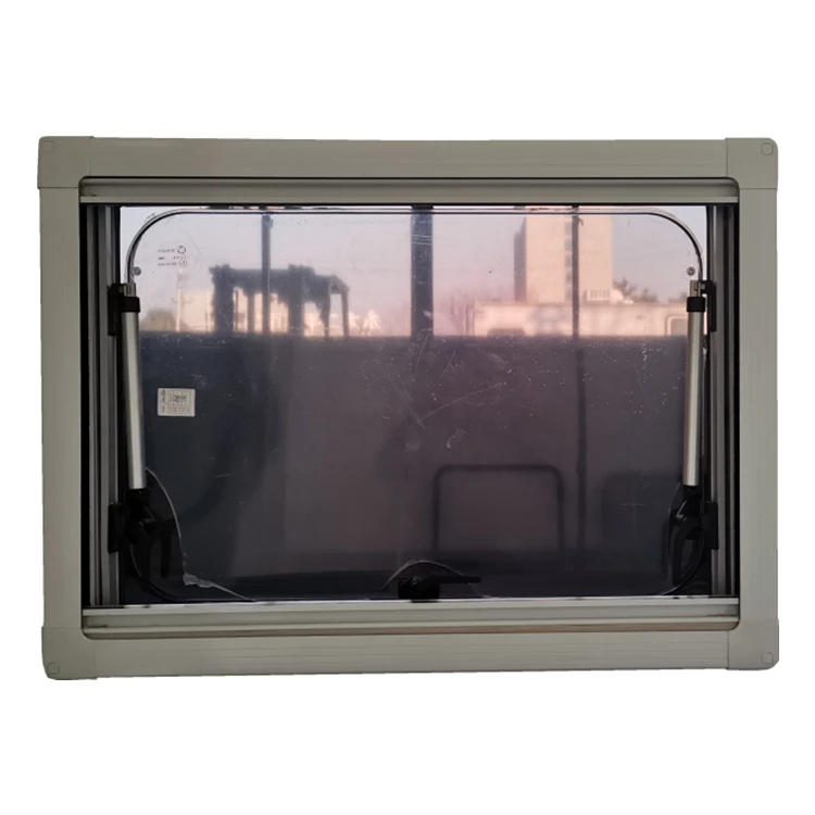 TONGFA Custom Size Tophung Hinged Push Out Right Angle Rv Motorhome windows Camper