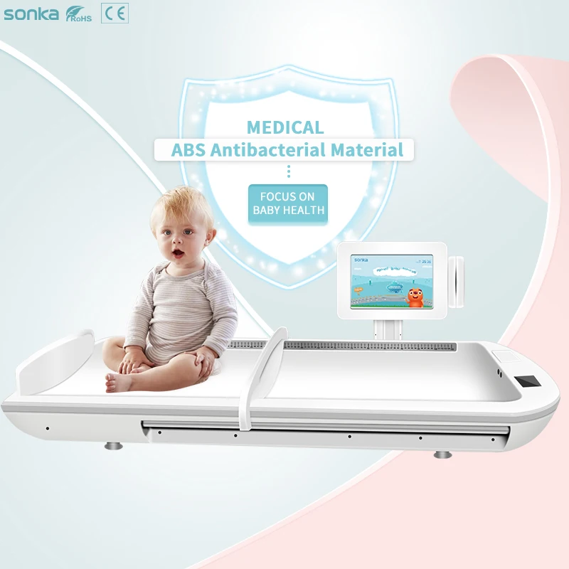 SONKA 50KG Medical Good Price Digital Height Weight Bth Ultrsond Machine Growth Baby Smart Scale