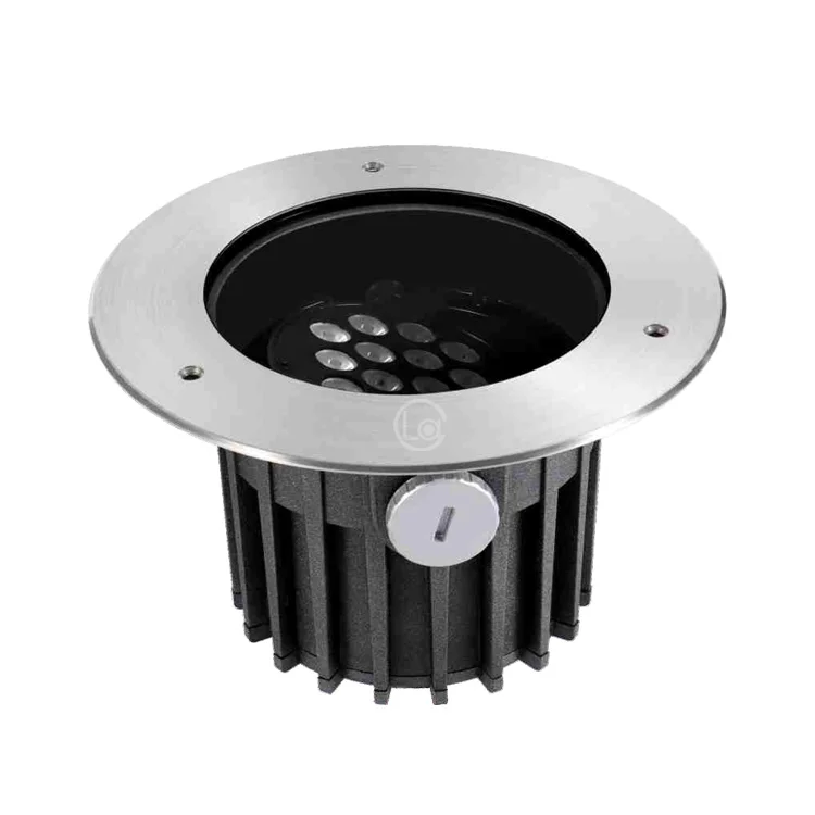 High Power Ip67 Waterproof Adjustable Angle Ground Buried  Outdoor Inground Flood Uplight Led Underground Light