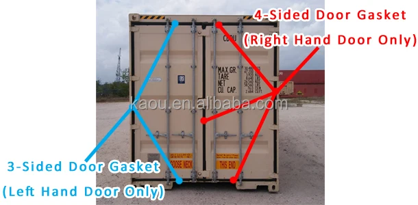 Factory Custom Epdm Shipping Container Assembly Seal Strips Pvc Truck ...