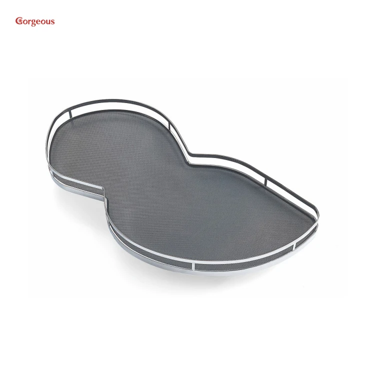 Magic Corner Organizer Storage Utensil Revolving Rotating Kitchen Pull Out Basket Swing Tray Carton Cabinet OEM ODM Modern W03