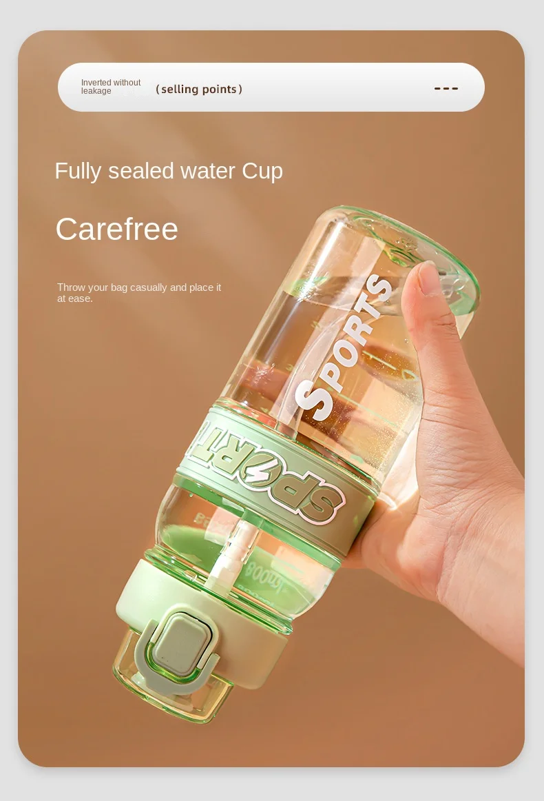 Wholesale 600ML Custom Sports Outdoor Plastic Drinkware Different Styles for Camping