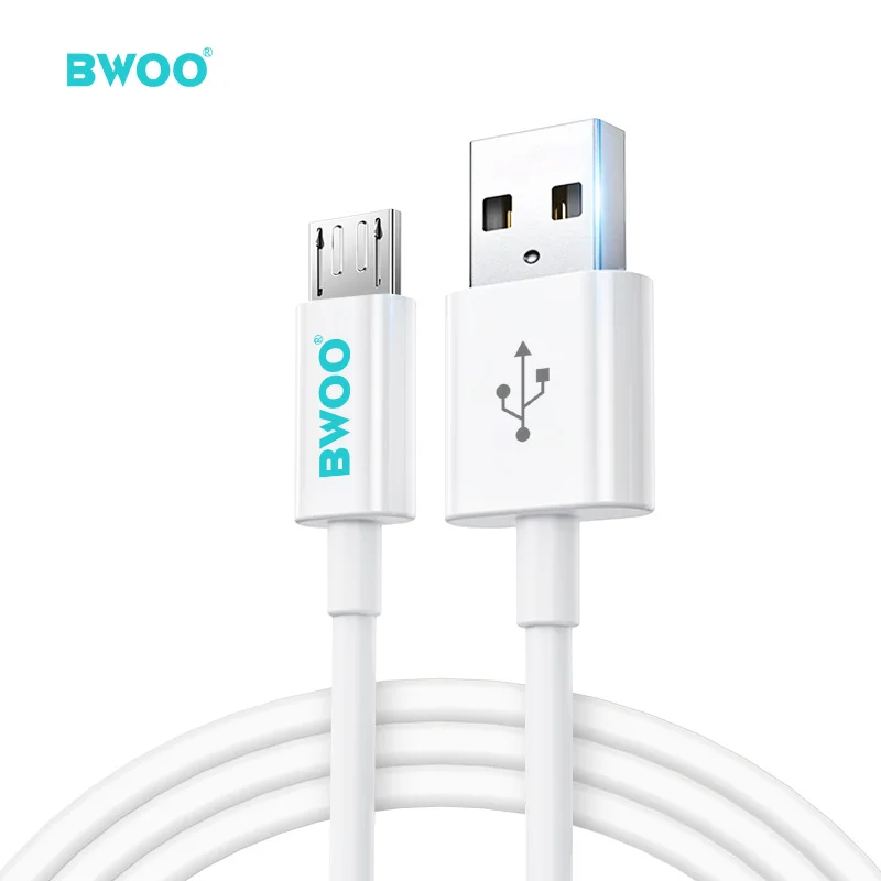 Wholesale BWOO cavo di ricarica usb v8 promozionale materiale tpe bianco  2.4a cavo dati micro usb android a ricarica rapida From m.alibaba.com