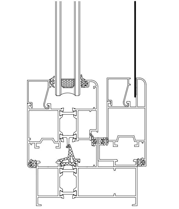 90 Aluminum Casement Window - Durable & Efficient Design