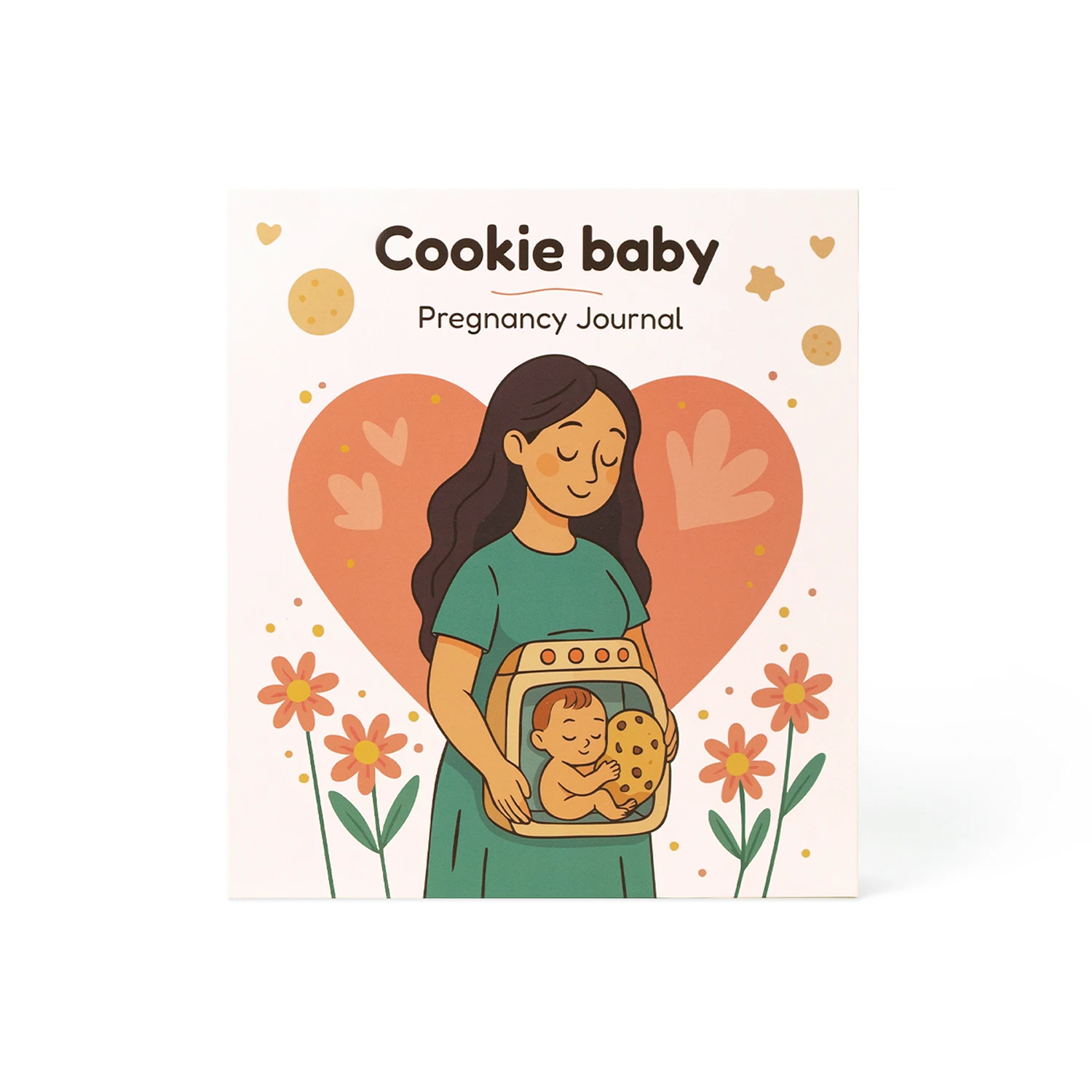 Custom Printing Pregnancy Journal Mom and Baby Story Keepsake Maternity Prenatal Daily Monthly Memory Record Notebook