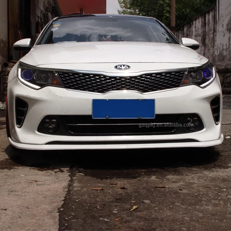 K5 Body Kit For Kia K5 Front Bumper Lip Change From 2016 To 2020 Carbon ...