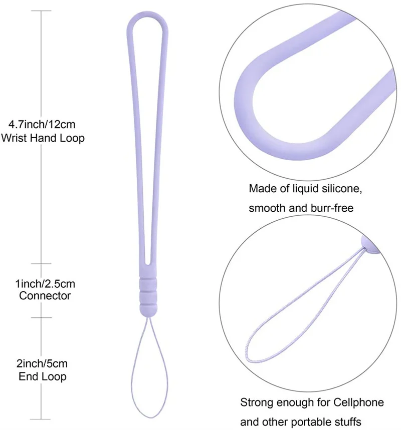 Оптовая продажа, роскошный держатель для телефона на заказ с регулируемой пряжкой, силиконовый ремешок