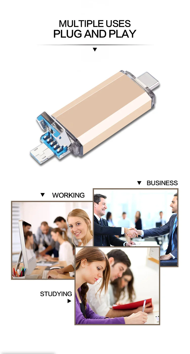 TypeC 2. 0 USB Flash Drive Pen Drive high quality 128GB Micro Usb Stick 16GB 32GB 64GB Pendrive for Type-C Device - ANKUX.COM