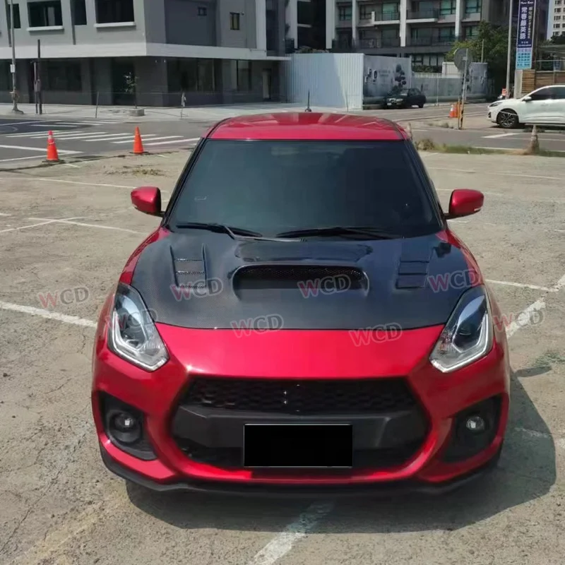 スズキ スイフトスポーツ ZC33S 用 カーボンファイバー製フードボンネット