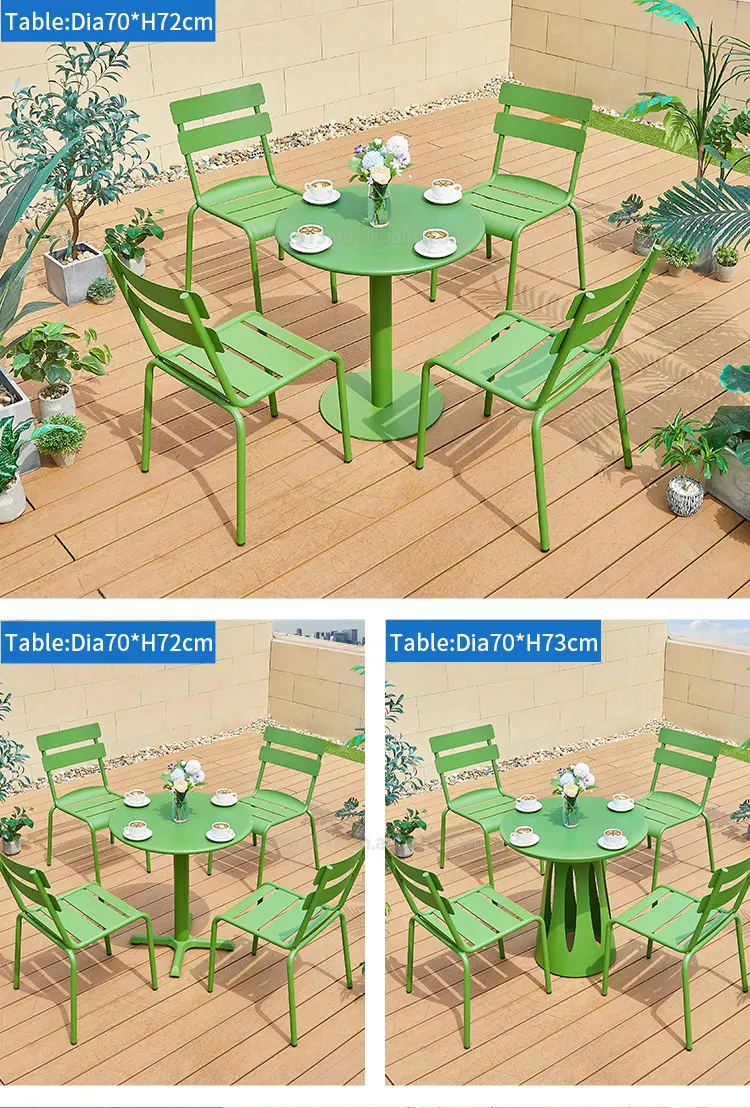 Juecheng Commercial Chair Table Set Outdoor Restaurant Outdoor