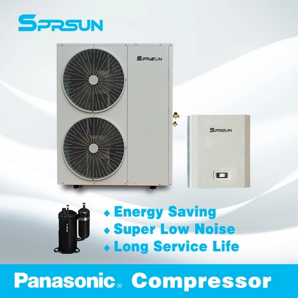 25 Degree Air Source EVI Split Inverter Heat Pump with Pana-sonic