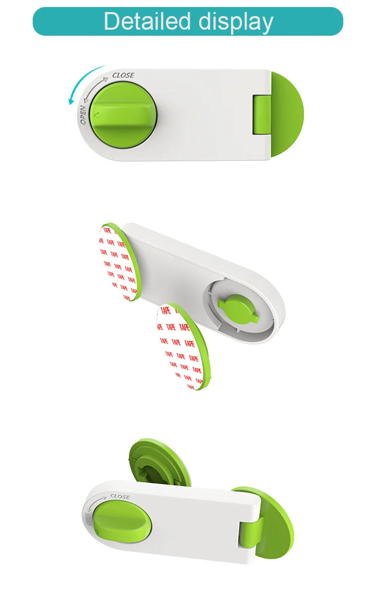 Baby Safety Cabinet Locks  for Child Proof Cabinets, Drawers, Appliances,Toilet Seat, Fridge and Oven