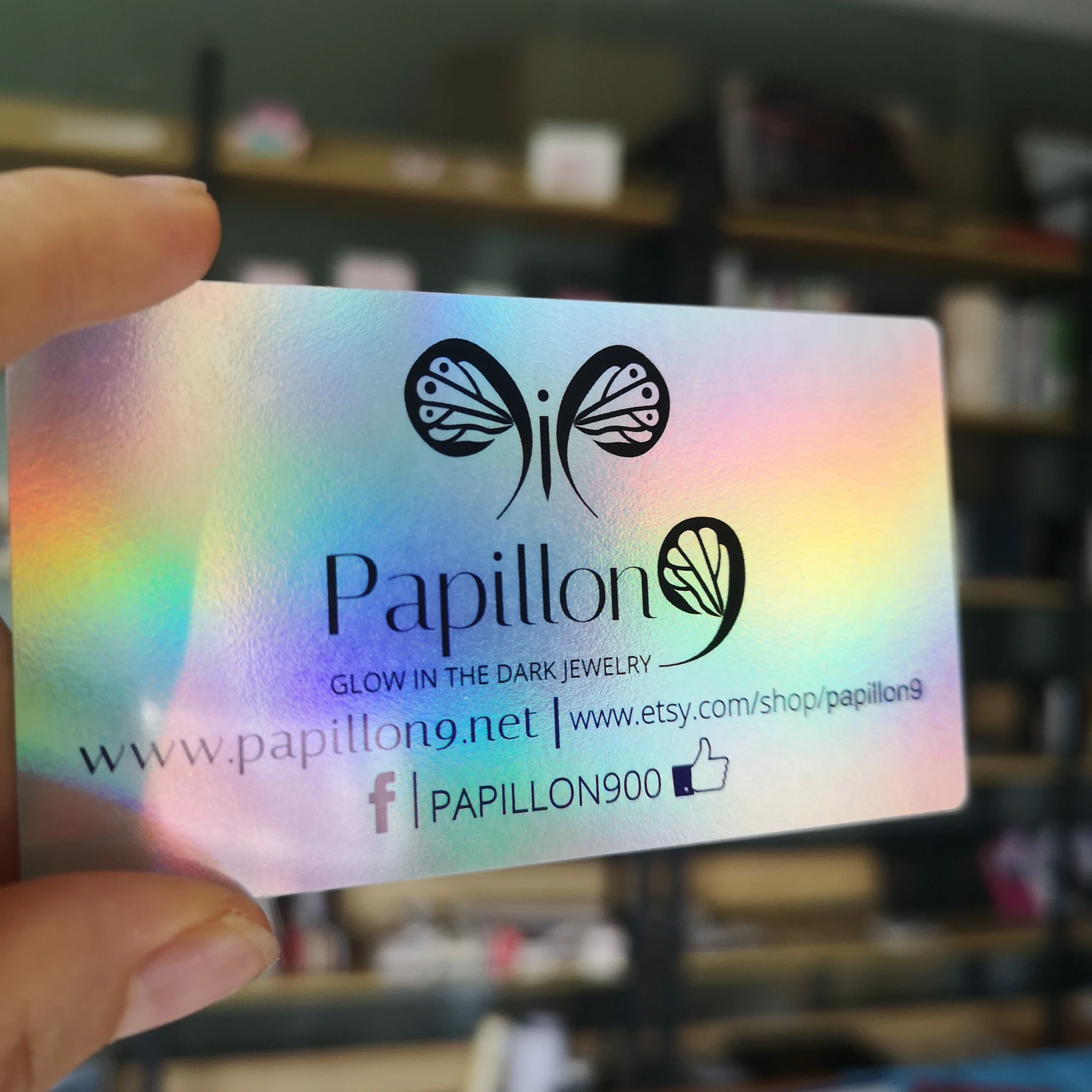 holographic neon business cards Holographic PVC Cards – Sunshine Laser Supplies