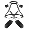 Black-with handcuffs and leg rings