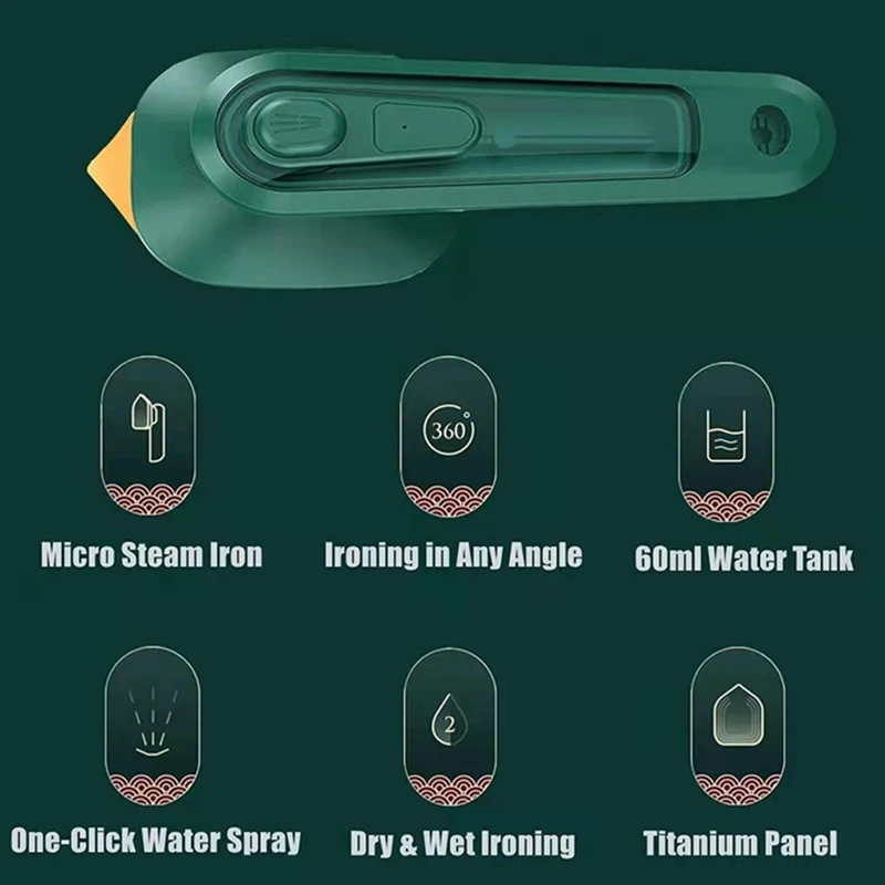New Arrival Generator Handheld Portable Vertical Cloths Travel Steam Iron