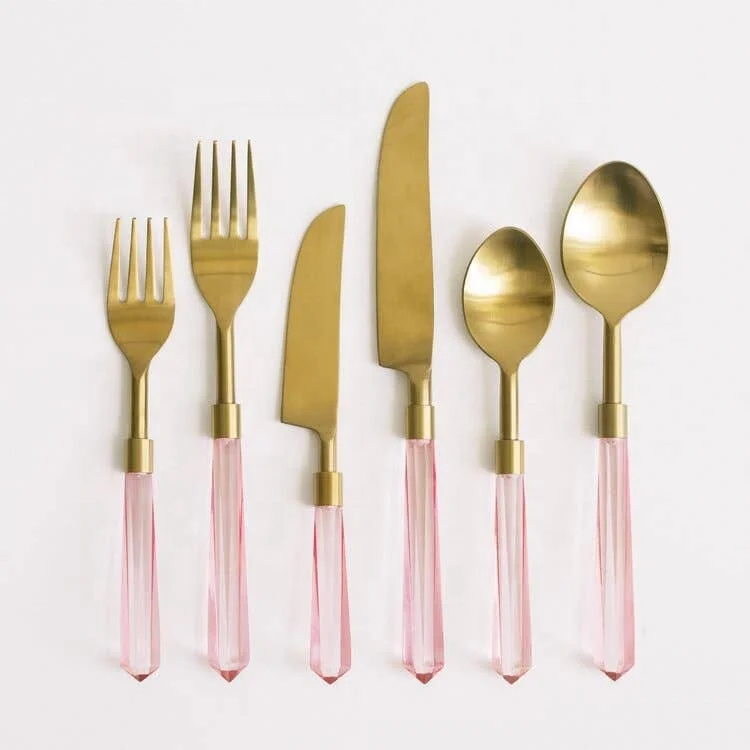 Stainless Steel Cutlery Silverware Knife Fork and Spoon Stainless Steel Cutlery Wedding Cutlery Sets