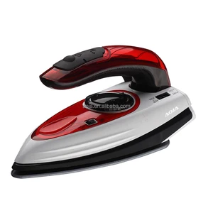 Portable 50ml Water Tank Steam Iron-7-15g/min Continuous Steam Household & Hotel Use Ceramic Soleplate Anti-Calc