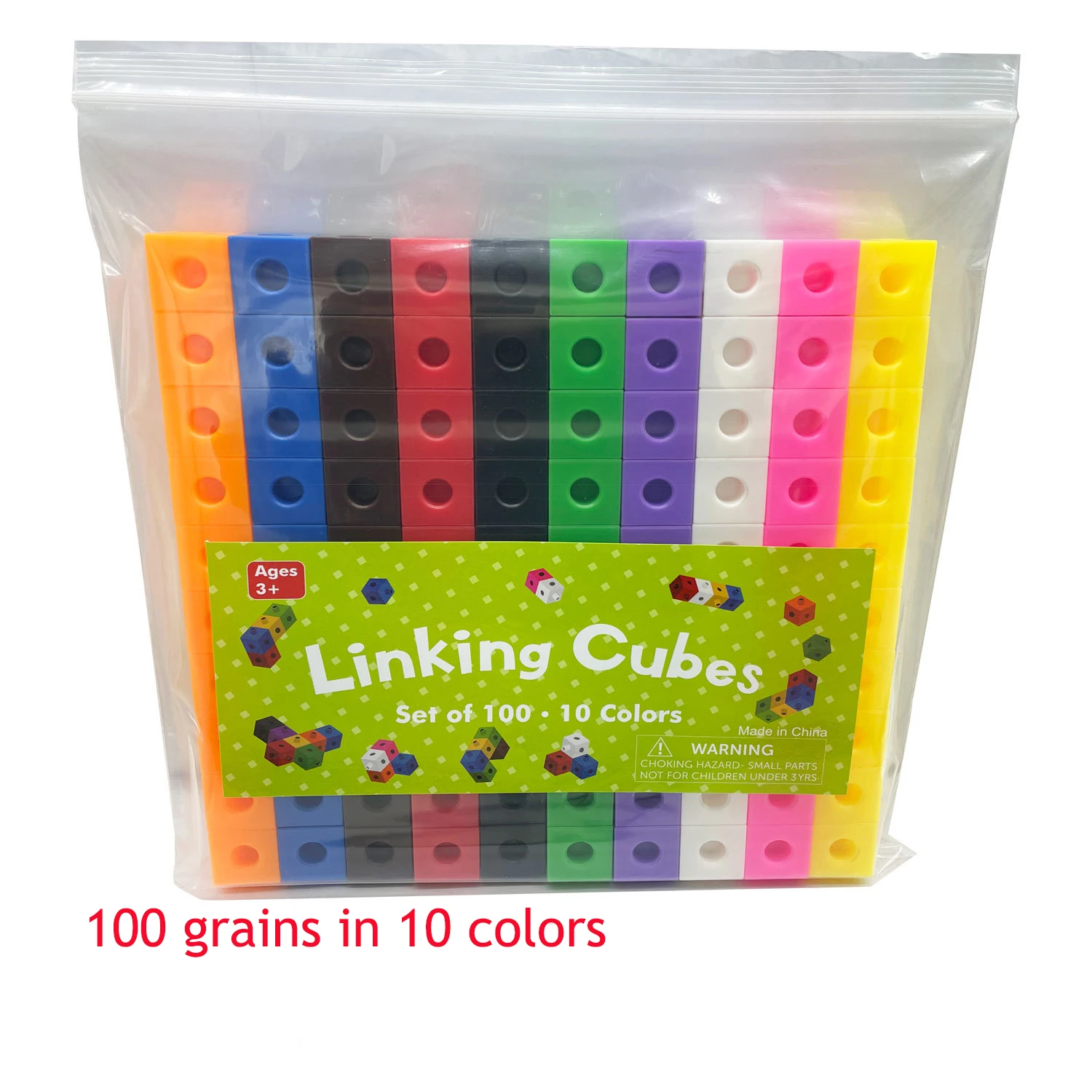 MultiLink Cubes - Set of 100