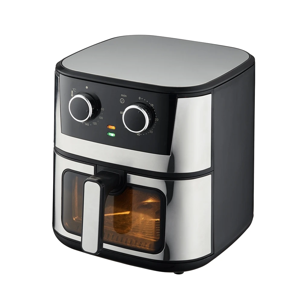 S/s 7l 1600w Strong Power Mechanical Type Healthy Air Fryer With Window