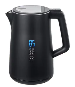 1.8L Electric Kettle LED Lamp Popular Stainless Steel Cordless Water Warmer for Household Outdoor Hotel Use for Water Heating