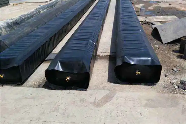 Inflatable Rubber Balloon Formwork for Culvert Construction