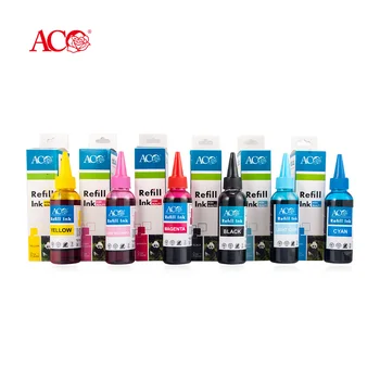ACO Factory Wholesale Refill Bulk Printing Color Premium Bottle Dye Ink Compatible For Epson Canon HP Brother Inkjet Printer