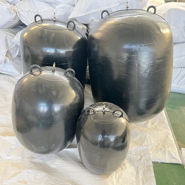 Factory Direct Sale Lifting Marine Water Blocking Rubber Airbag Launching Use Marine Air Bag with Hose Part