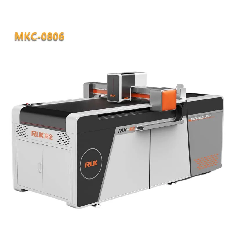 RUK Control Cutting Machine Custom Ticket Cutting Machine Oscillating Blade Flatbed Cutter