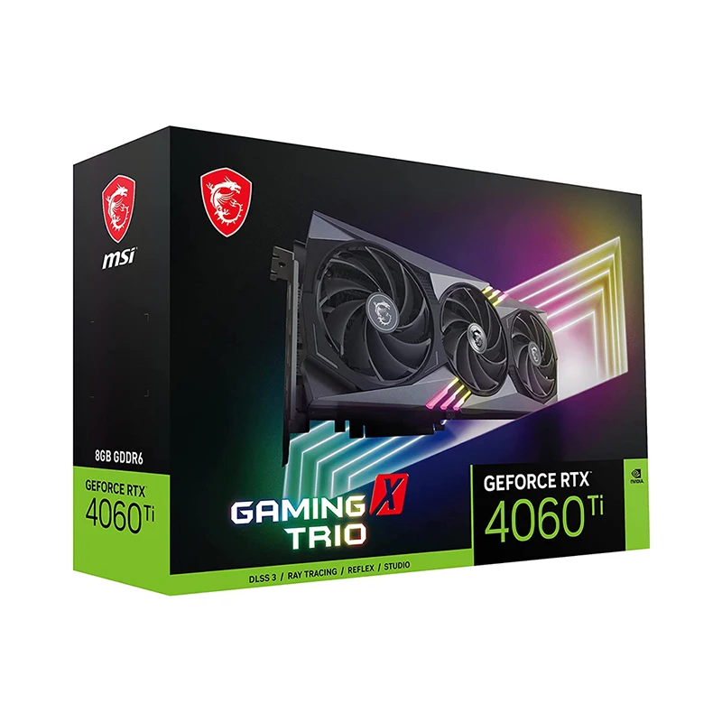 MSI Gaming X Trio Ailfond RTX 4060 Ti Graphics Card/GPU/Video Card 