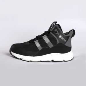 Fly Knit Fabric Breathable EVA Sole Lightweight Trendy Casual Shoes Anti Smash Anti Puncture Safety Shoes Labor Sport Sneakers