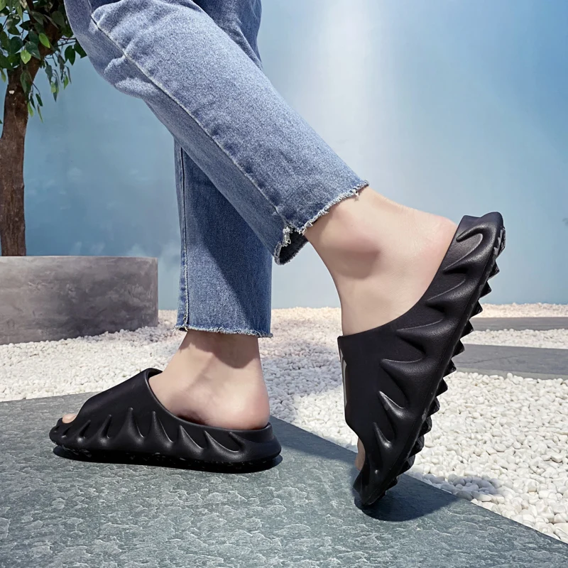 Заводская цена, пляжные тапочки для мужчин, домашние Нескользящие тапочки NY