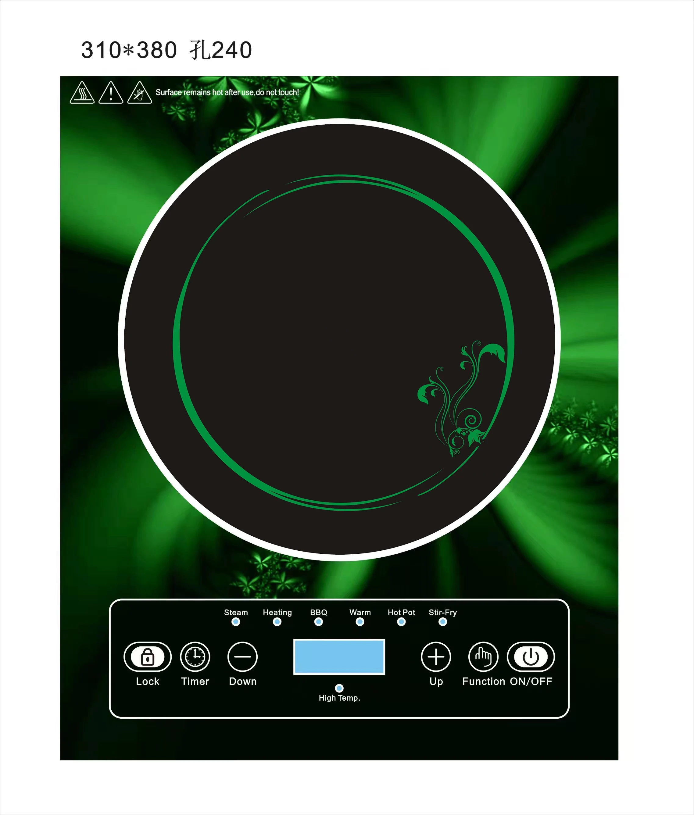 Push Button Ailipu Induction Cooker/electric Stove/alipu Induction