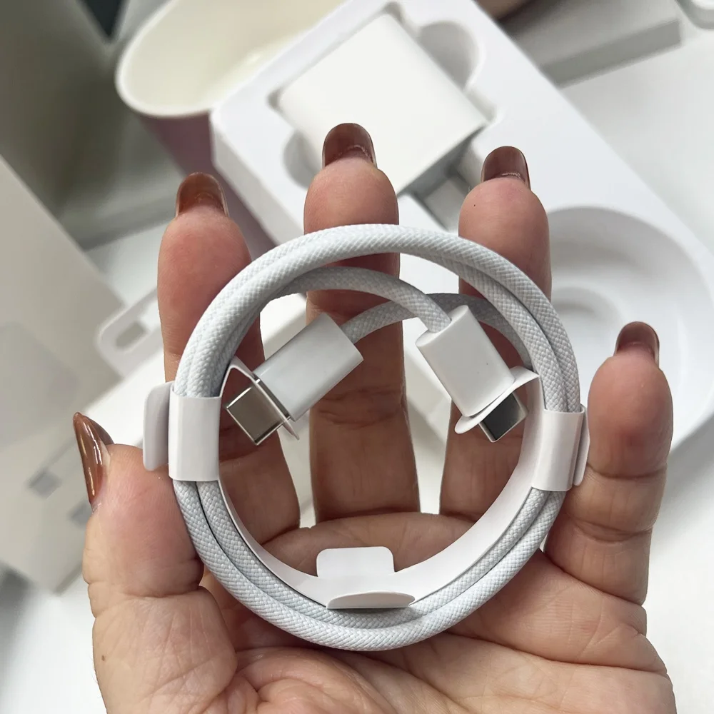 1m 2m 3m Braided 60W Type C to PD 20w Charger Adapter Usb C Date Fast Charging Original Lighting Cable For IOS For Iphone 15