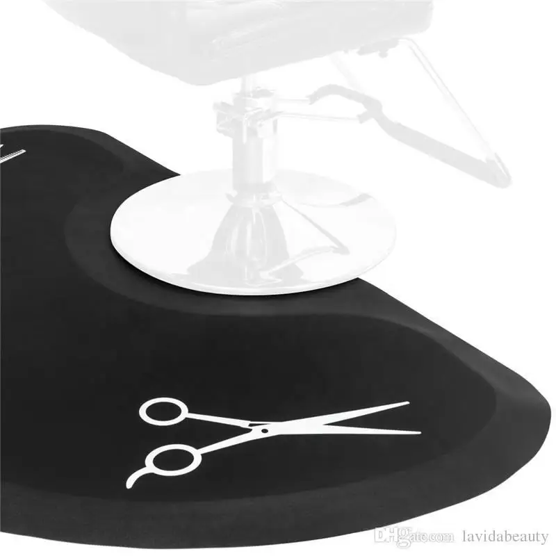 Modern Barber Chair Anti-Slip PU Mat Anti-Fatigue Decompression Foot Mat for Special Hair Salon Floor