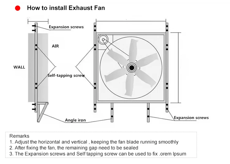 Airflow Square Wall Extractor, 1250, 1400 - detail 8