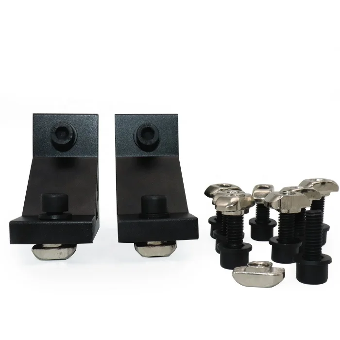 Алюминиевые принадлежности для профиля крепежные кронштейны угловой полки черное настенное крепление кронштейн телевизора