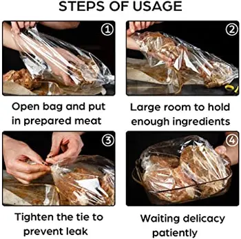  WRAPOK Oven Cooking Bags Large Size Turkey Roasting