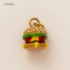Colgante hamburguesa de oro