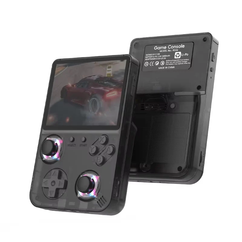 DATA FROG RG36 Portable Console 64G with RGB Lighting - Gameboy