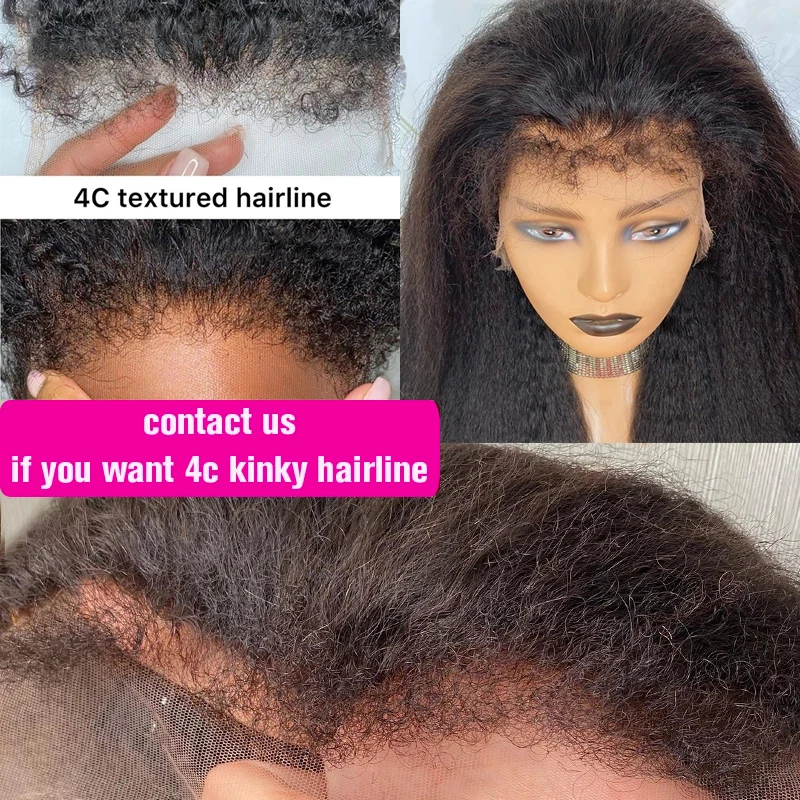 Isee New In Handmade 4c Hairline Hd Lace Front Wig Natural Density ...