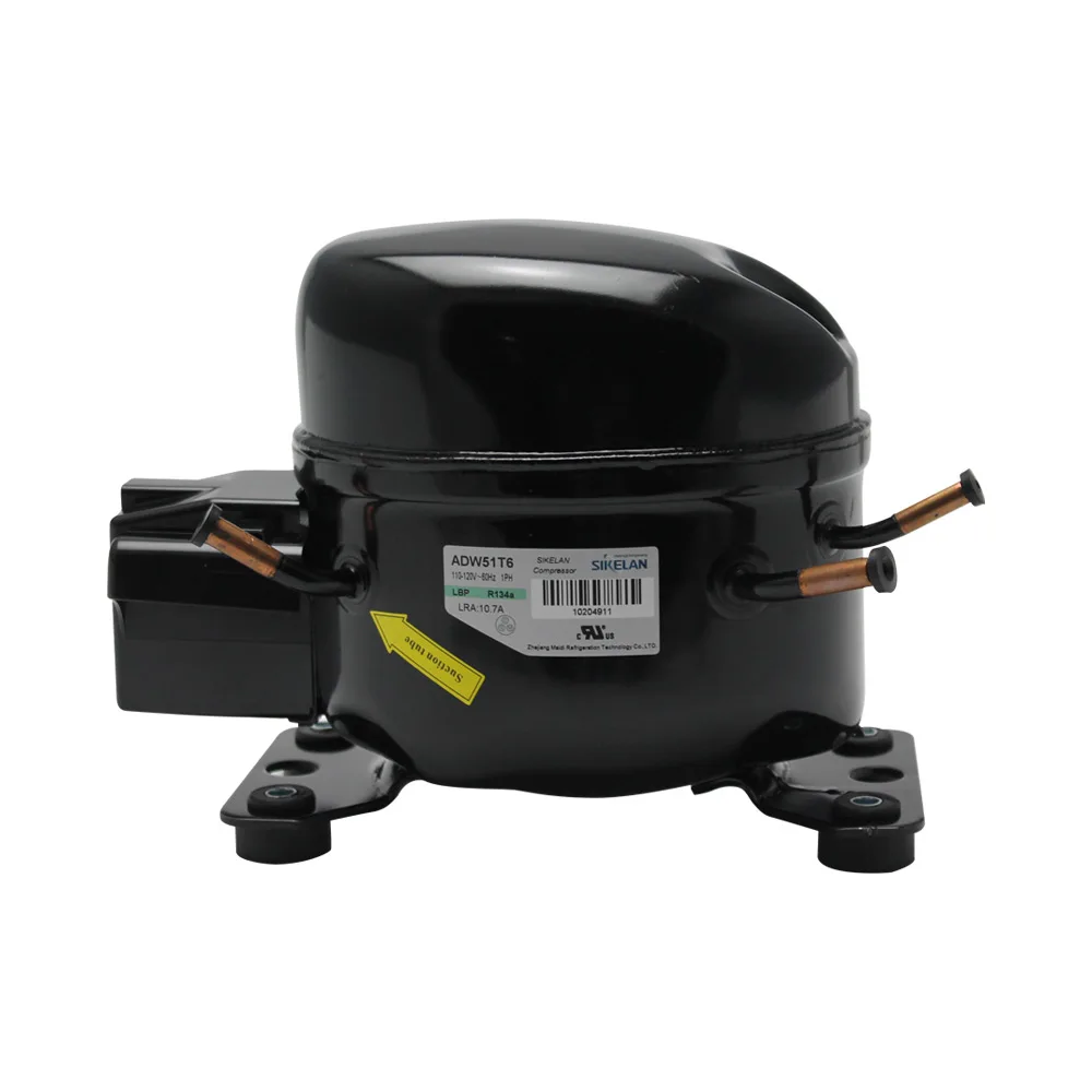 Factory Price Commercial Refrigerator Compressor Inverter 12/24V DC R134a Refrigerant for Restaurant and Hotel Use